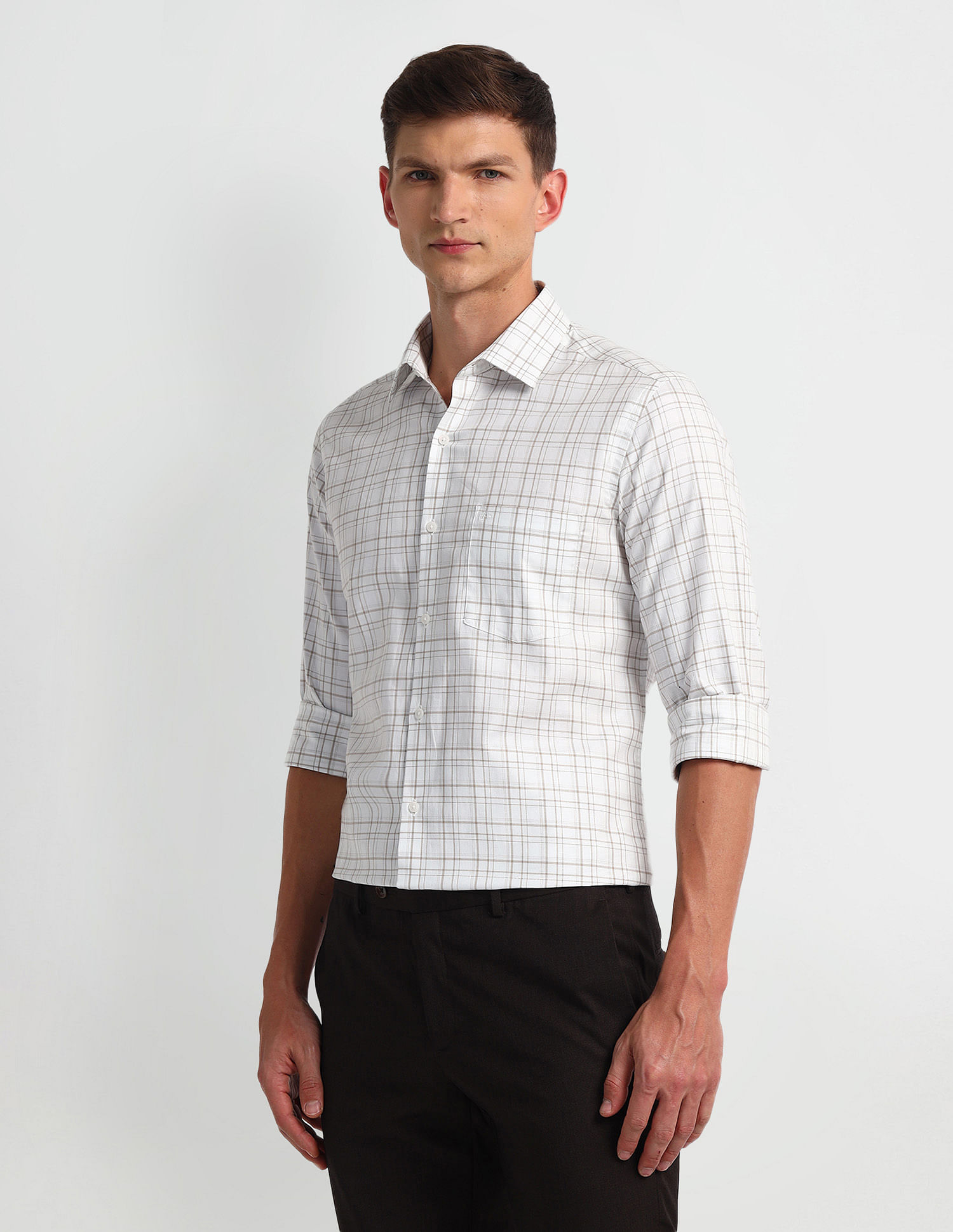 Arrow Tartan Checked Dobby Shirt