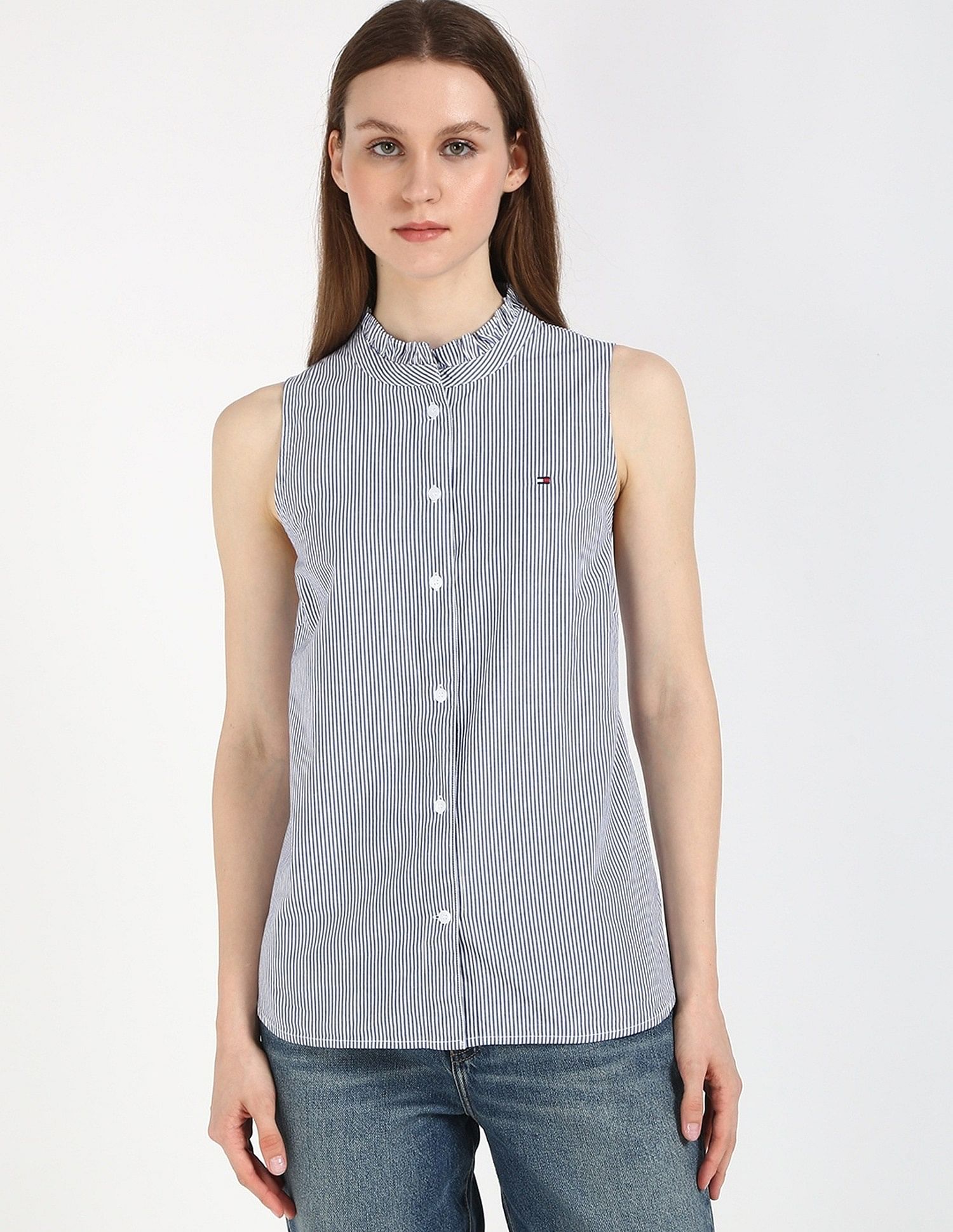 Tommy Hilfiger Striped Regular-Fit Cotton Shirt