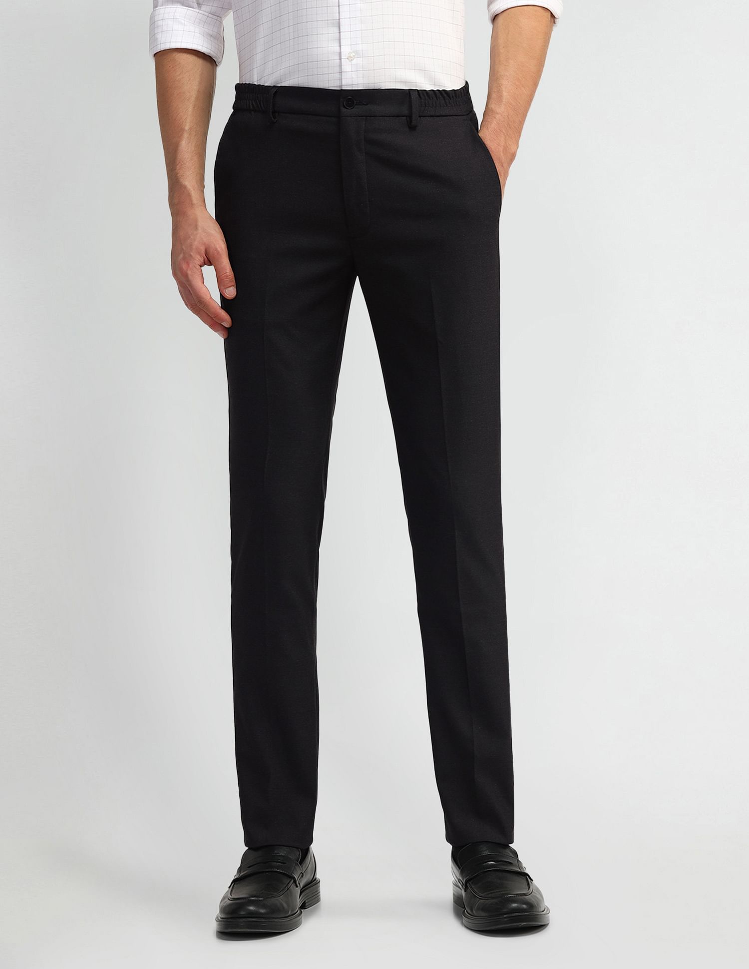 Arrow Slim Fit Elasticated Trousers