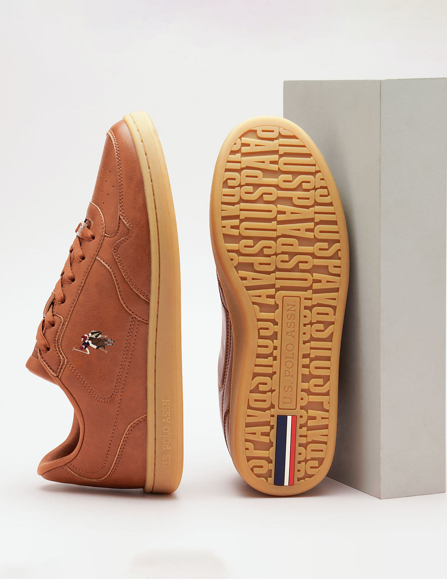 Us polo 2024 brown sneakers