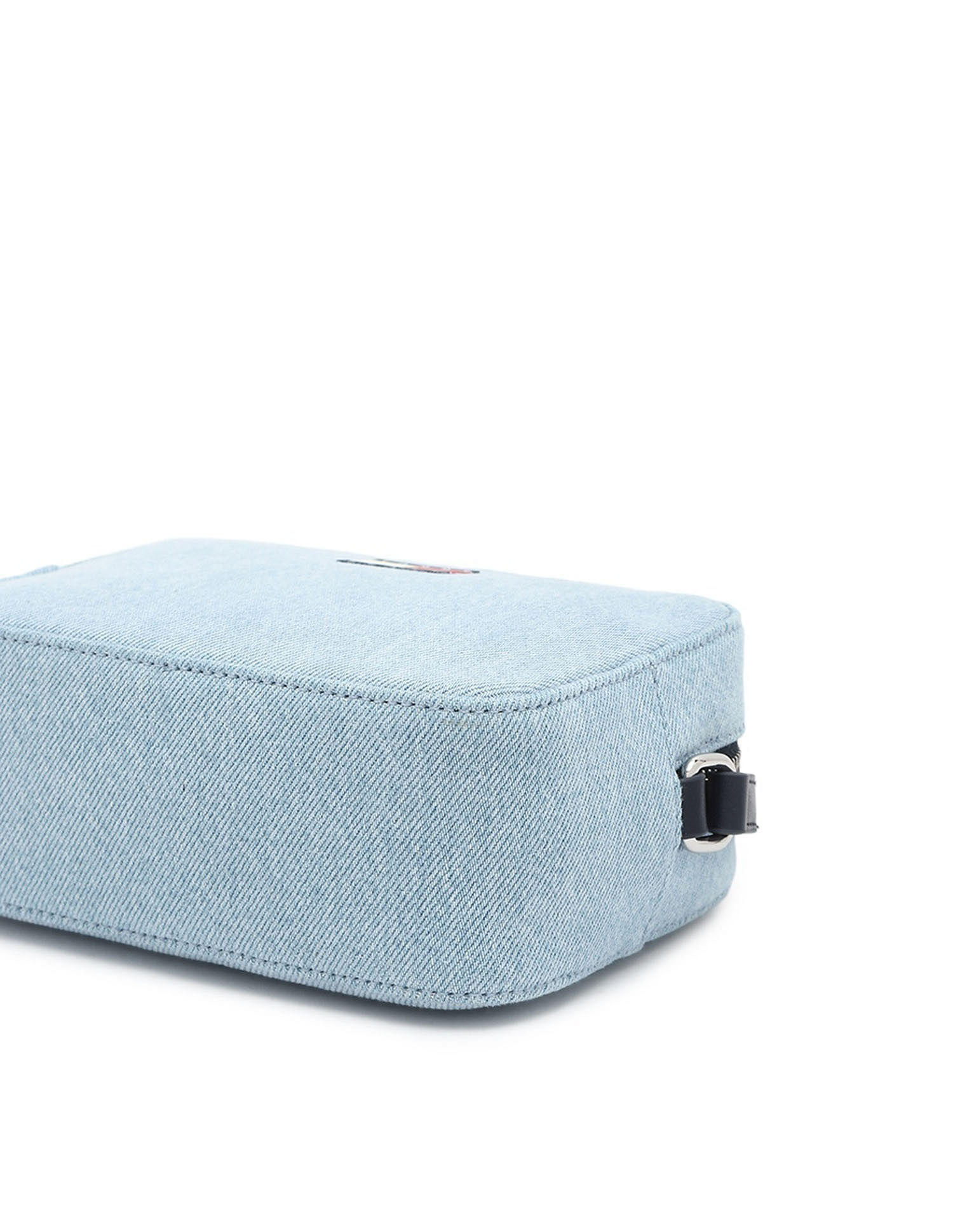 Tommy Hilfiger Textured Light-Blue Cotton Bag