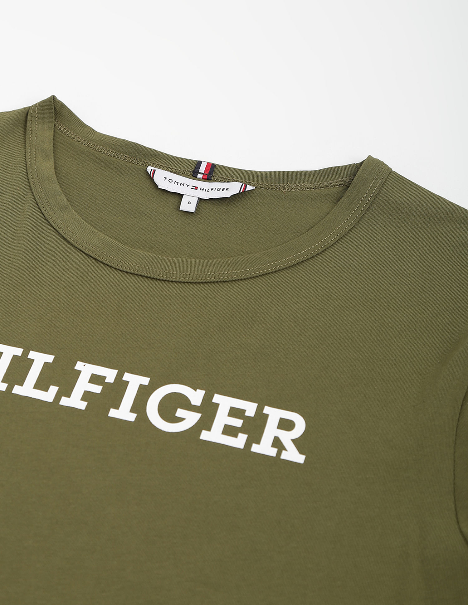 Tommy Hilfiger Crew Neck Brand Print T-shirt
