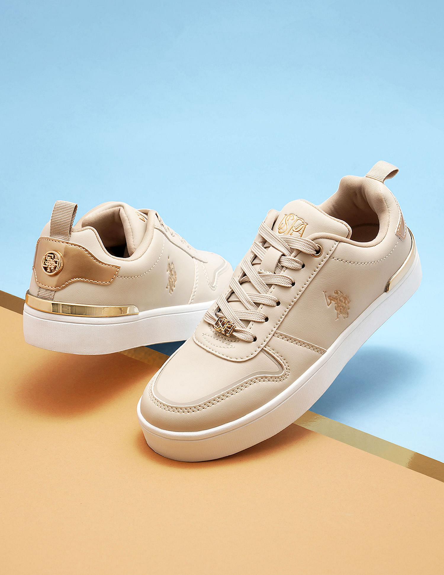 U.S. Polo Assn. Women Round Toe Logo Aya 2.0 Sneakers