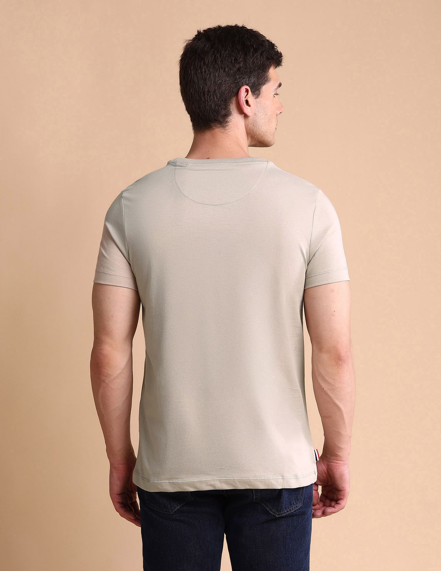 U.S. Polo Assn. Denim Co. Graphic Printed Muscle Fit T-Shirt