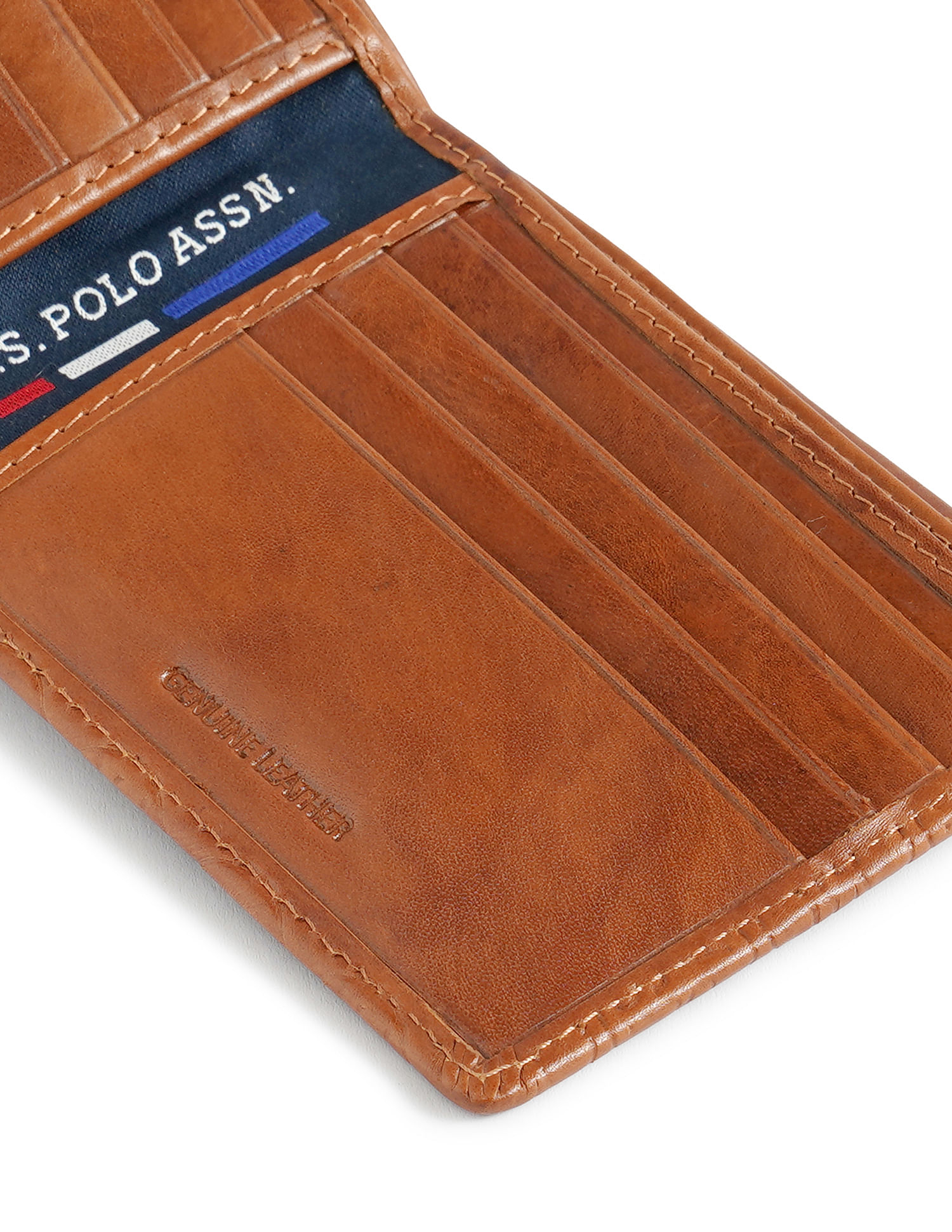 U.S. Polo Assn. Bi-Fold Brand Debossed Wallet