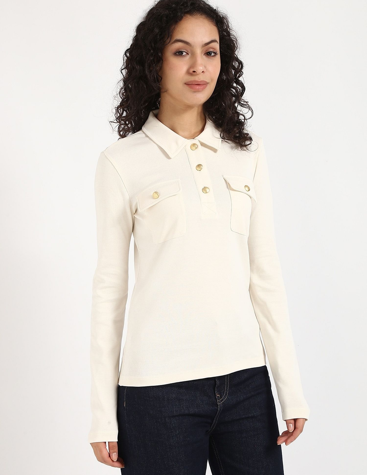 Tommy Hilfiger Solid Slim-Fit Cotton Polo T-Shirt