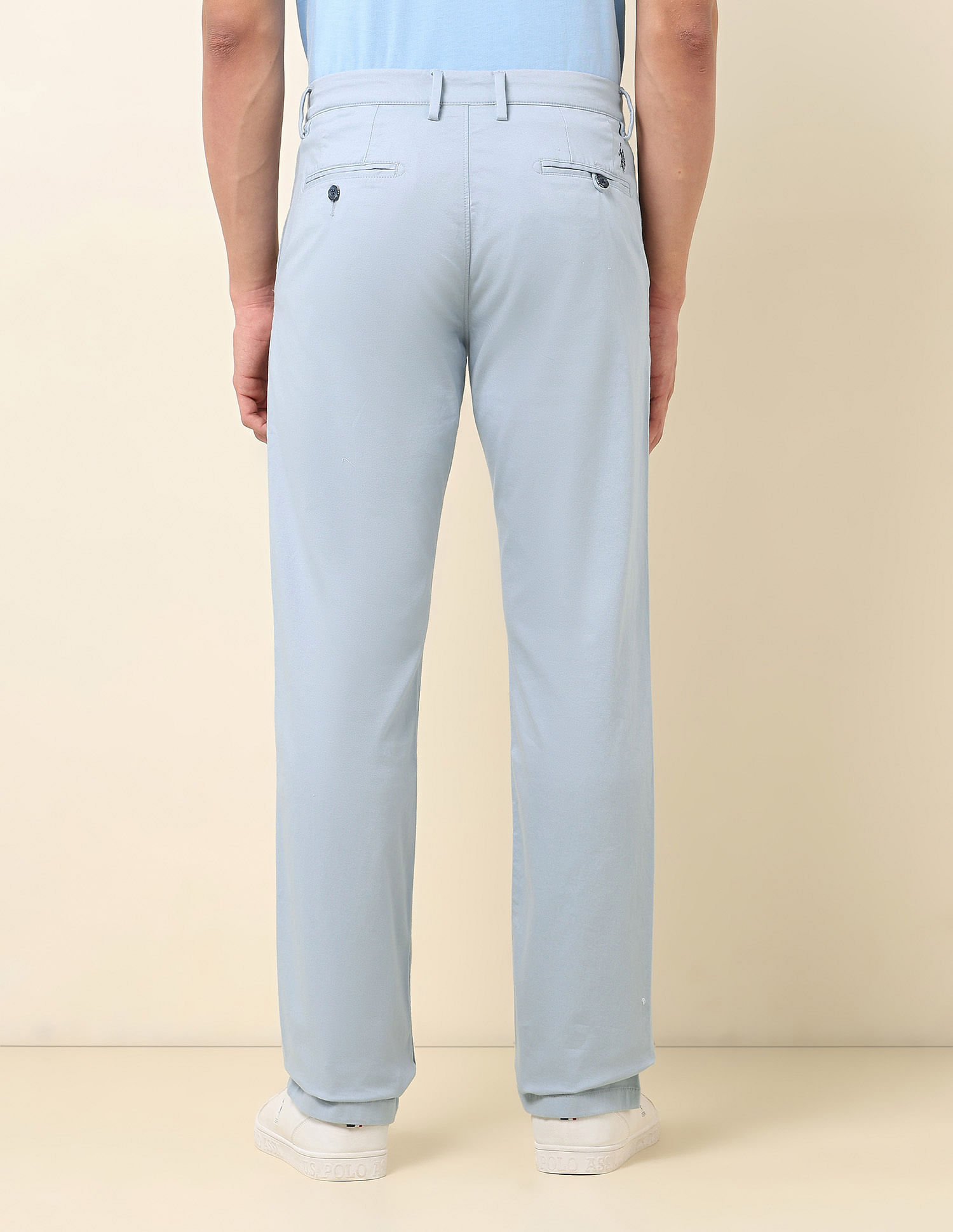 U.S. Polo Assn. Dobby Riley Straight Fit Trousers