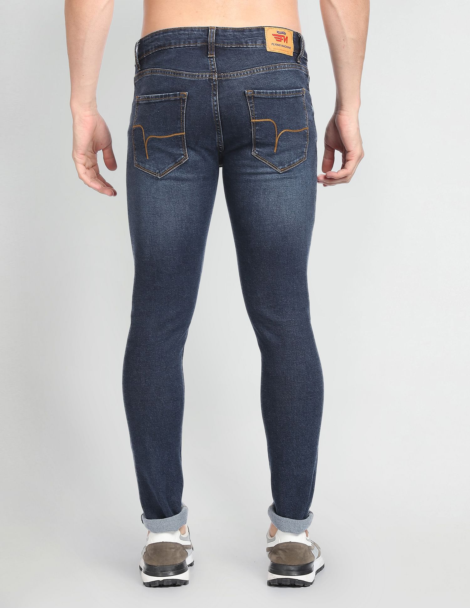 Flying Machine Skinny Fit Stone Wash Jeans