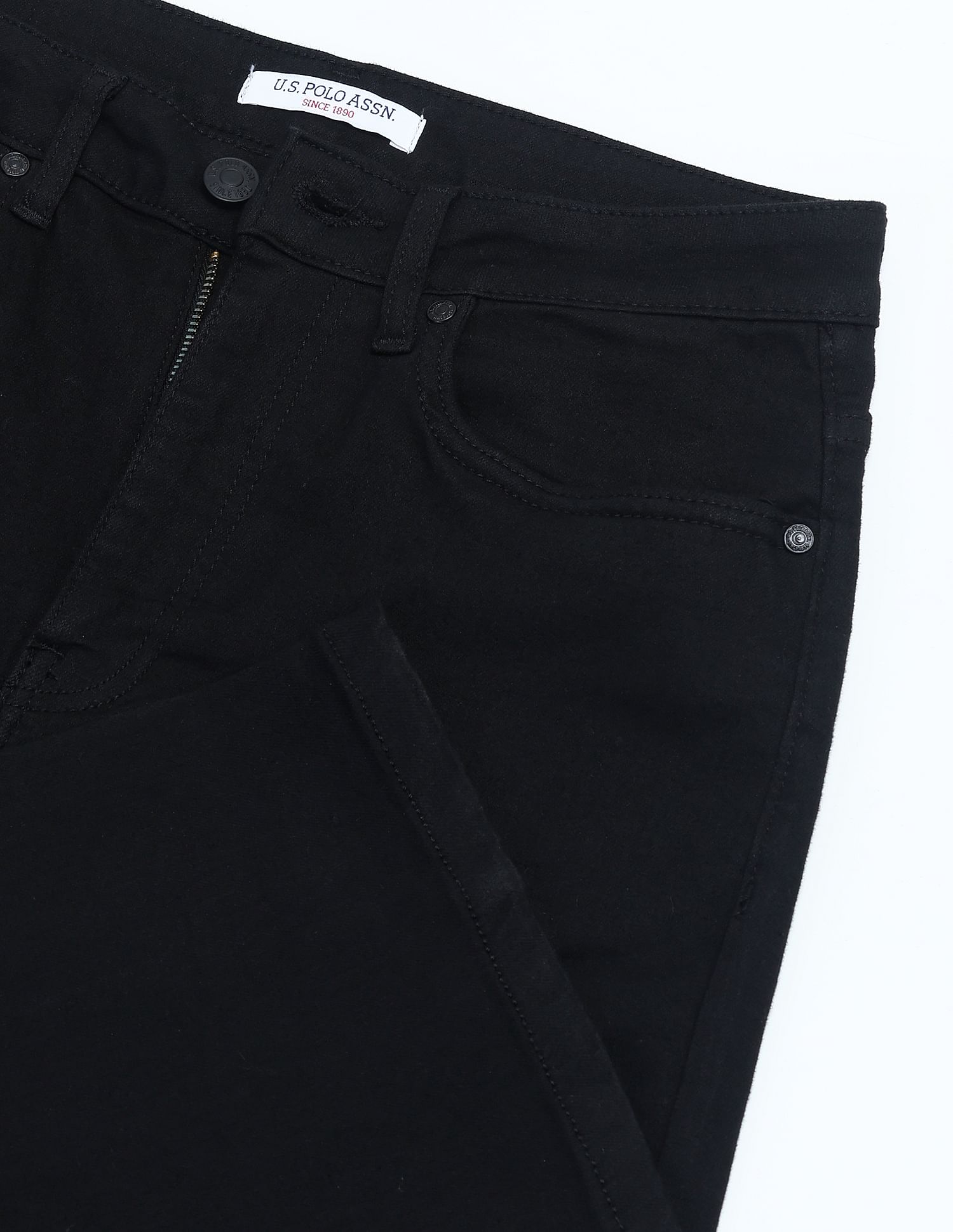 U.S. Polo Assn. Women High Rise Stretchable Baggy Jeans