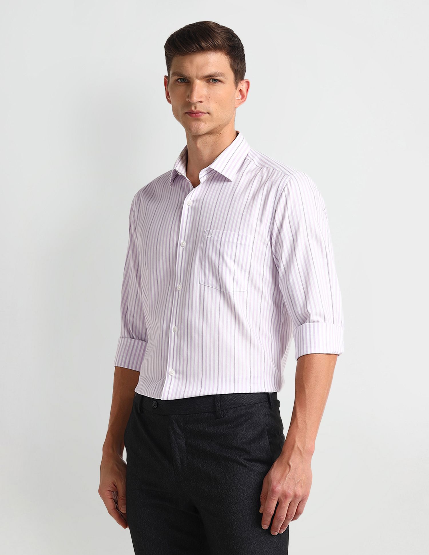 Arrow Manhattan Slim Fit Dobby Shirt