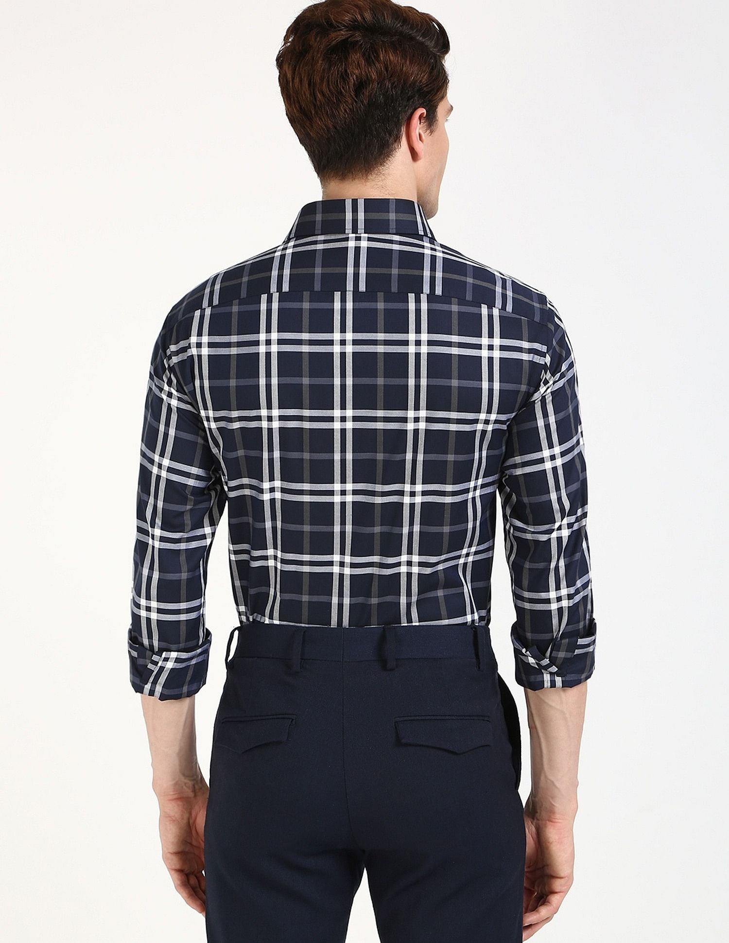 Tommy Hilfiger Checks Regular-Fit Cotton Shirt