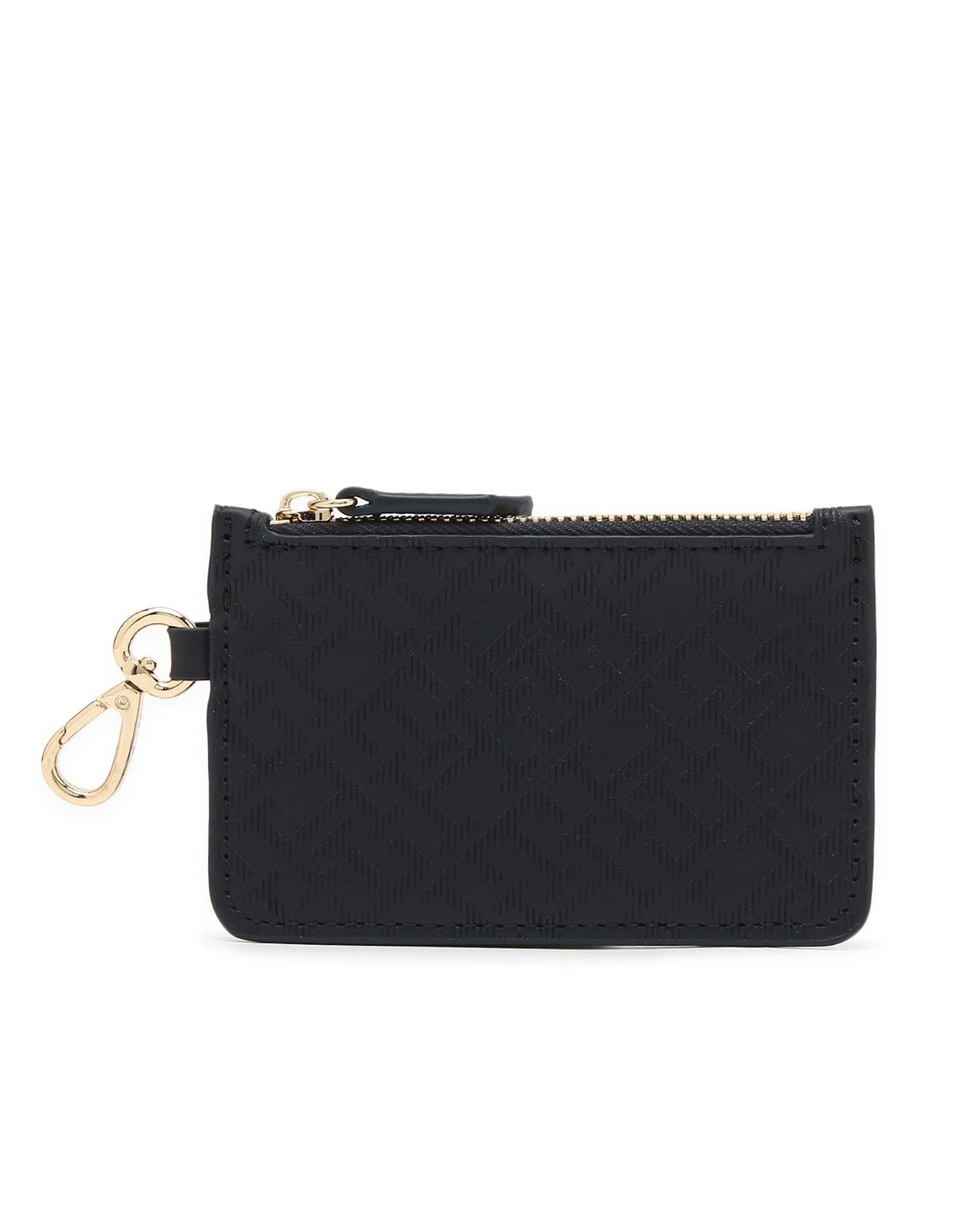 Tommy Hilfiger Solid Blue Pu Handbags