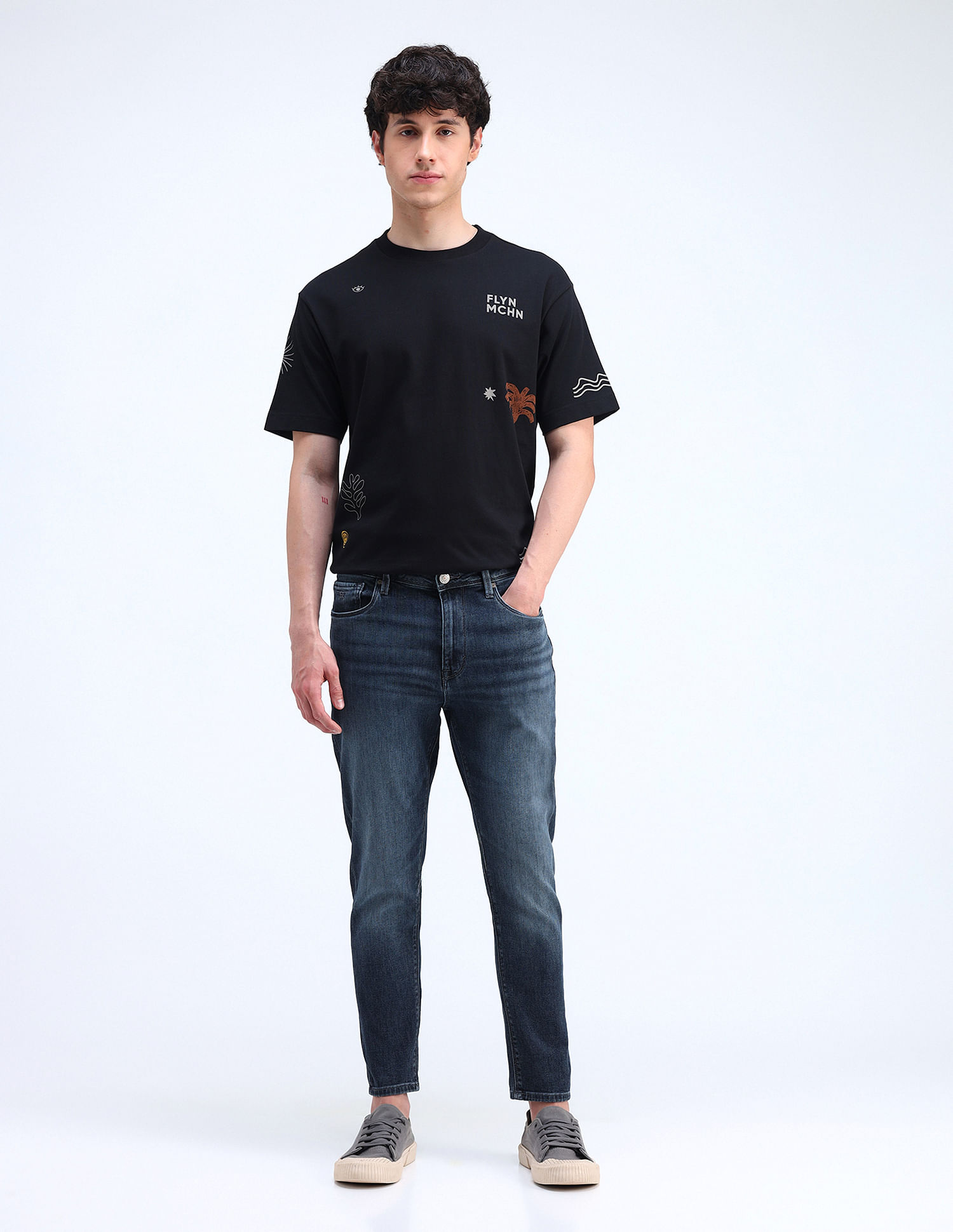 Flying Machine Mankle Relaxed Tapered Jeans