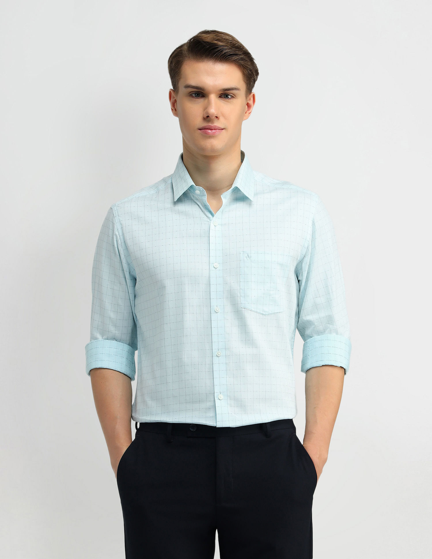 Arrow Graph Check Cotton Shirt