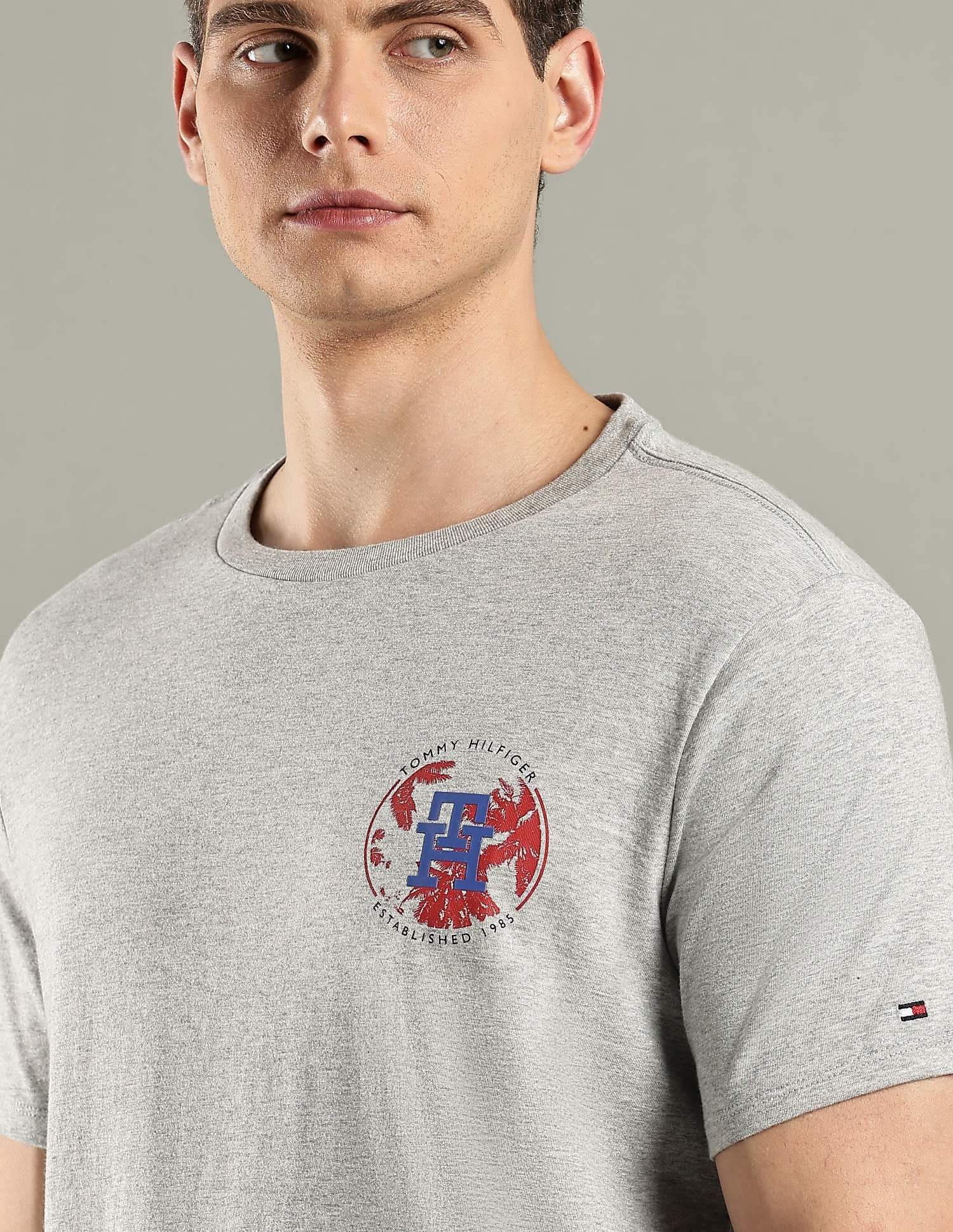 Tommy Hilfiger Logo Regular-Fit Cotton T-Shirt