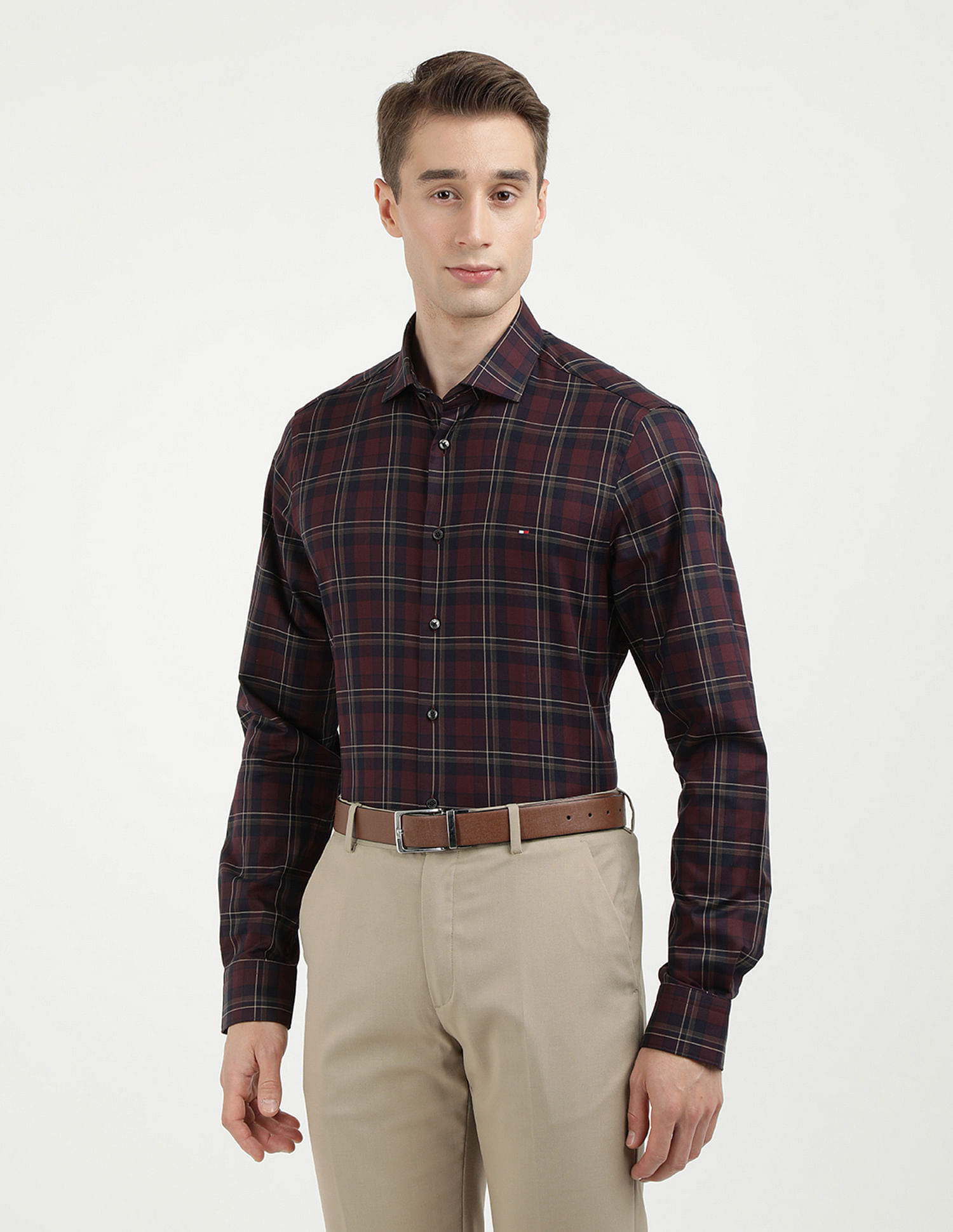 Tommy Hilfiger Dark Large Check Shirt