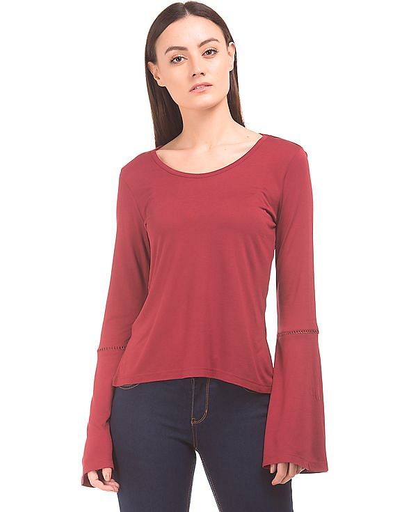 wide sleeve top