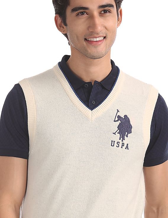 Buy U.S. Polo Assn. Sleeveless Lambswool Sweater - NNNOW.com