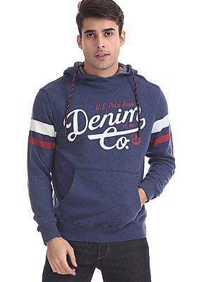 denim sweatshirt