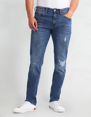 U S Polo Assn Denim Co Brandon Slim Tapered Fit Blue Jeans