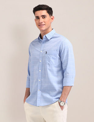 U S Polo Assn Horizontal Striped Tailored Fit Shirt