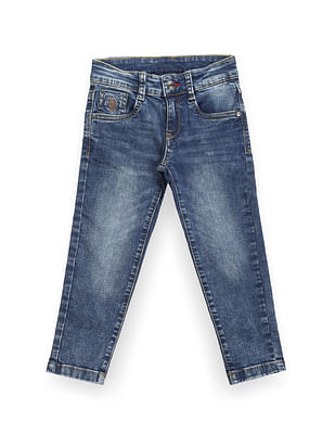 U S Polo Assn Kids Boys Skinny Fit Mid Rise Jeans