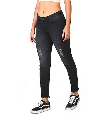 Flying Machine Women Mid Rise Clean Look Jeans