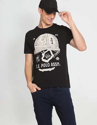 U S Polo Assn Denim Co Crew Neck Brand Print T-Shirt