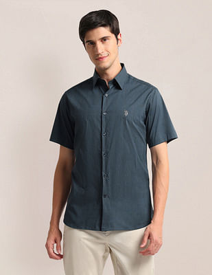 U S Polo Assn Tailored Fit Check Shirt