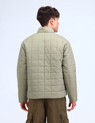 Buy Flying Machine Reversible Regular Fit Padded Jacket - NNNOW.com