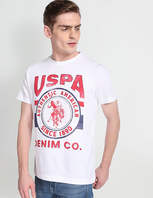 U S Polo Assn Denim Co Slim Fit Crew Neck T-Shirt