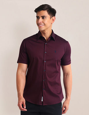 U S Polo Assn Tailored Fit Sateen Shirt