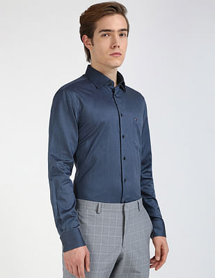 Tommy Hilfiger Lux Solid Oxford Regular Fit Shirt