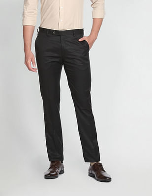 Buy Charcoal Trousers & Pants for Men by NETPLAY Online | Ajio.com