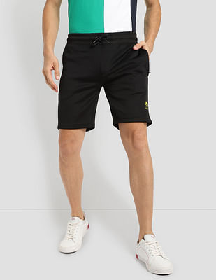 U S Polo Assn Printed Logo Knit Sport Shorts