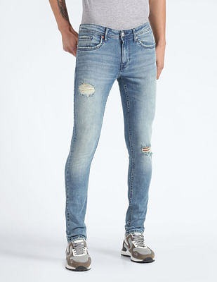 Flying Machine Jackson Skinny Distressed Jeans