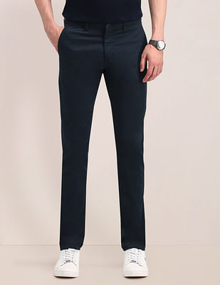 U S Polo Assn Mid Rise Regular Fit Trousers