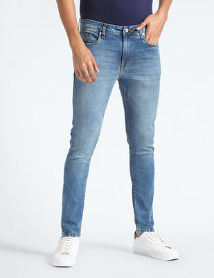 Flying Machine Stone Wash Skinny Jeans