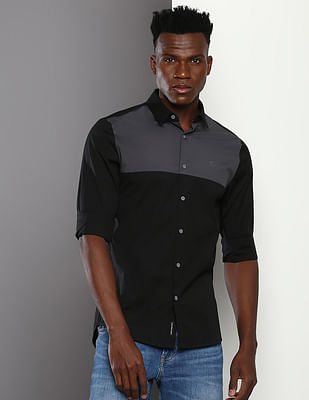 Calvin Klein Jeans Slim Fit Colour Block Shirt