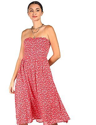 Thinking Of You Burgundy Red Ditsy Floral Maxi Dress – Shop the Mint