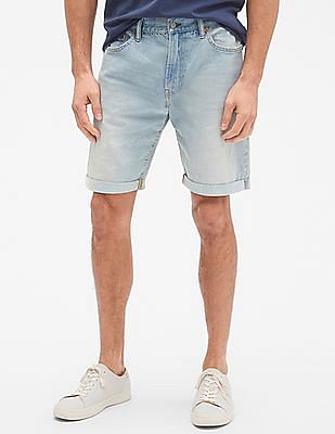 gap denim shorts mens