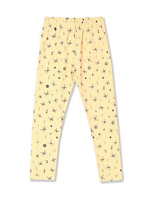 butterfly print leggings