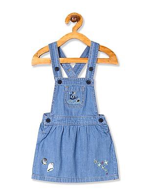 denim dungaree dress kids