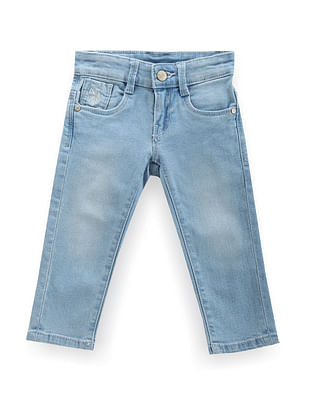 U S Polo Assn Kids Boys Slim Fit Blue Jeans