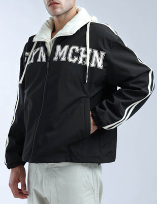 Buy Flying Machine Brand Printed Relaxed Fit Jacket - NNNOW.com