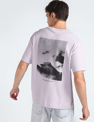 Calvin Klein Cloud Photo Back Print T-shirt