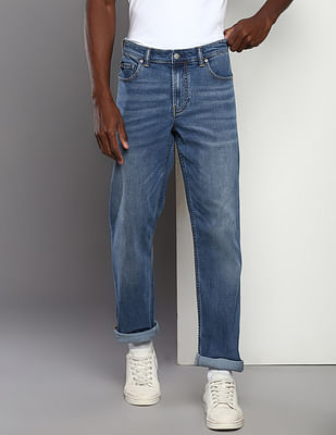 Calvin Klein Jeans Mid Rise Stone Wash Jeans