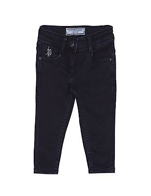 U S Polo Assn Kids Mid Rise Dark Wash Skinny Fit Jeans