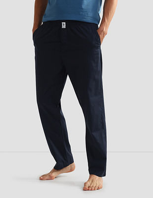 U S Polo Assn Mid Rise Solid OELP6 Lounge Track Pants - Pack Of 1