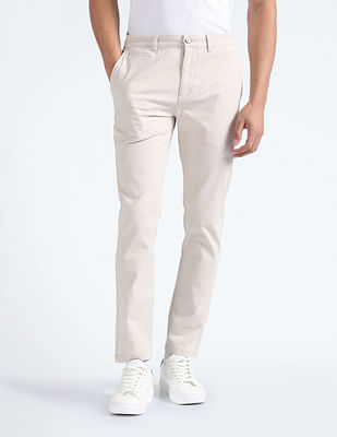 Flying Machine Slim Fit Twill Trousers